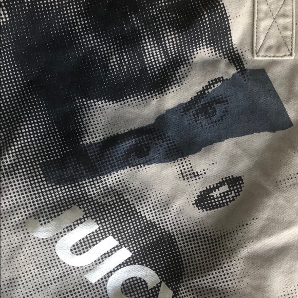 Juicy Couture Canvas Cotton Tote Bag Purse - Picture 3 of 6